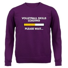 Volleyball Skills Loading Please Wait - Kids Hoodie / Sweater - Volley Ball