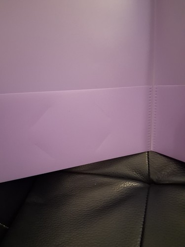3 Pocket Folder Lavender Color, Plastic, 9.5 X 11 - Picture 5 of 9