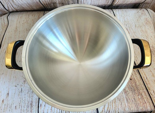 Cameo Royale Stainless Steel And Gold Plated 26 Cm Serving Dish- FREE POSTAGE - Picture 6 of 7