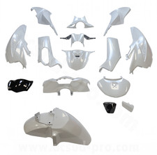 kit carene plastiche BIANCO METALLIZZATO 13 pezzi TNT per honda sh 125 150 2022
