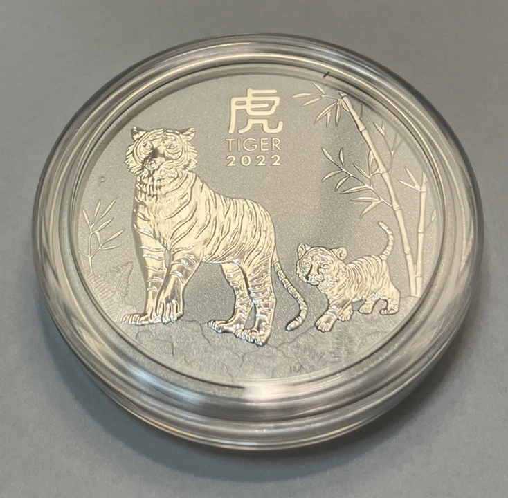 2022 Australia 1/2 0z. Year Of The Tiger Silver Coin In Capsule | eBay