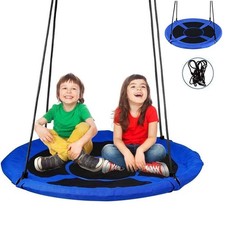 Giant Nest Rope Swing Padded Fabric Crows Spider Web Net Outdoor Garden Seat