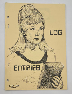 Star Trek TOS Enterprise ''Log Entries'' #40 Gen Fanzine UK First Printing   1981