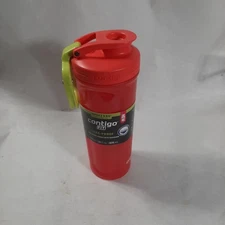 Contigo Auto Seal Fit Spill Proof Water Bottle 28 Ounce Red Reusable