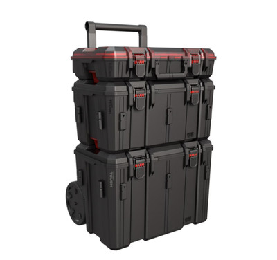 Hyper Tough Hyper Stack 3Pc Rolling Toolbox Set Heavy Duty - Fast Ship USA