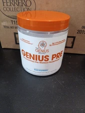 The Genius Bran, Pre Workout Powerhouse, Blue Rasberry, 11.35 oz 