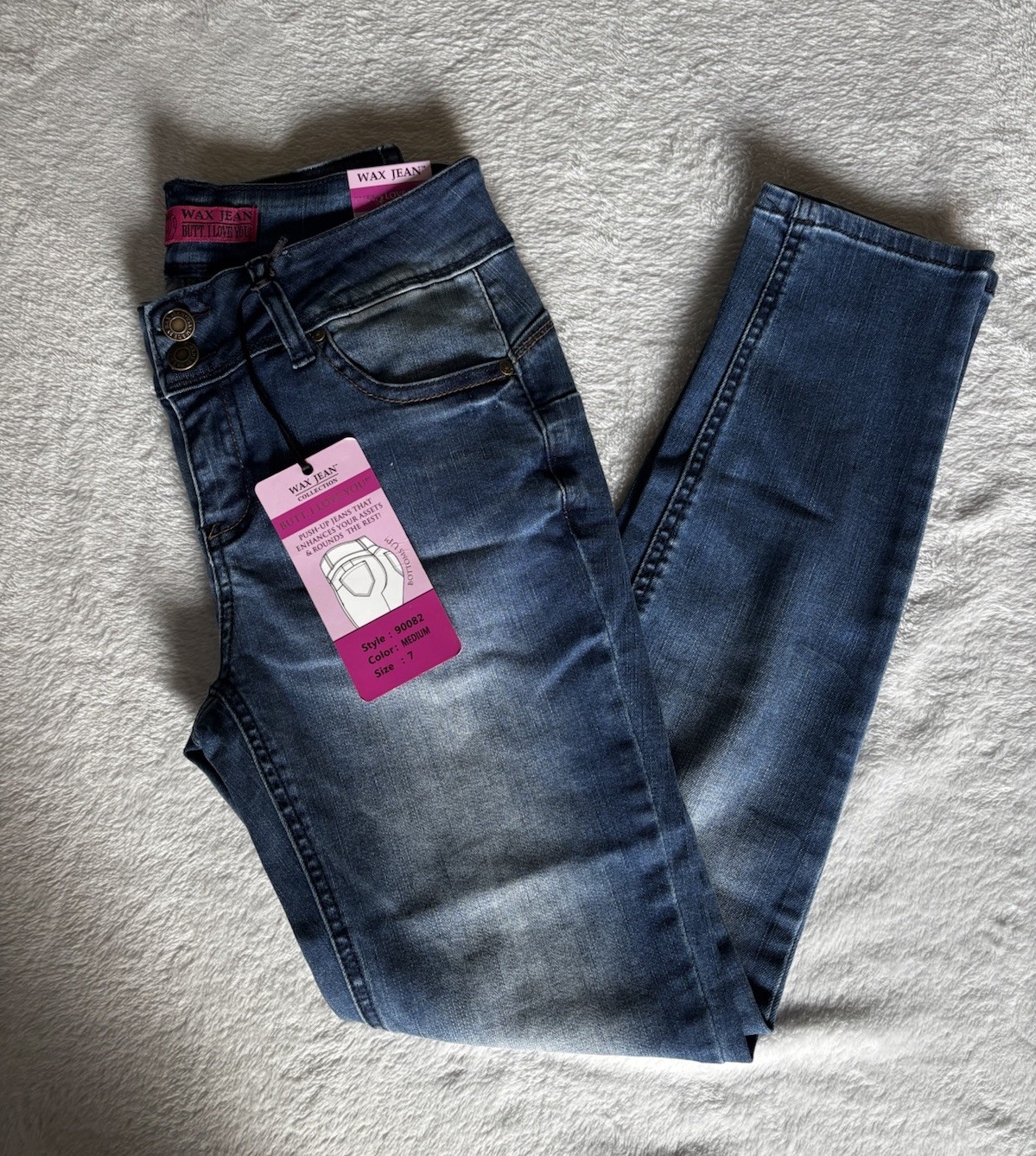 • Wax Jeans Skinny Fit Denim Women’s Size 7