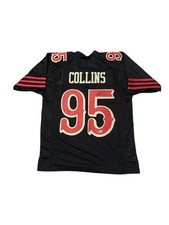 Alfred Collins Signed 49ers Rivalries Custom Authentic Jersey w/ COA Beckett