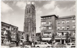 CP Originale Voiture DUNKERQUE Peugeot 403 Citroën 2CV Simca Ariane Dauphine