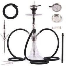 RMAN Shisha Set Hochwertige 66cm Wasserpfeife Große Hookah mit 3 Schläuche