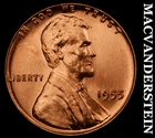 1955 Lincoln Wheat Cent - Choice Gem Brilliant Uncirculated  No Reserve  #K674