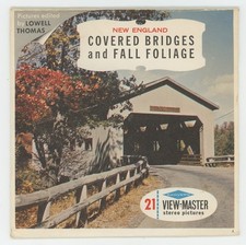 New England Covered Bridges and Fall Foliage View-Master Packet A-611