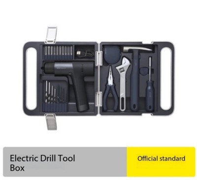 Brushless Compact Electric Drill Driver Home Maintenance DIY Repair Power Kit