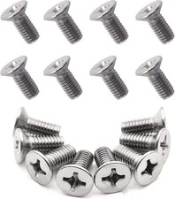 Stainless Steel Brake Disc Rotor Screws, 8pcs for Front and Rear