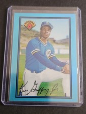 2013 Bowman Chrome Ken Griffey Jr. Blue Sapphire Refractor Rookie Reprints #220