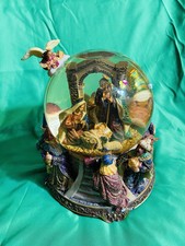 Kirkland Nativity Musical Waterglobe Base Globe Lighted Large