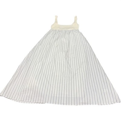 English Factory Tie Back Knit Combo Striped Maxi Dress L | eBay
