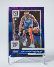 2022-23 Donruss Optic Blue Velocity Prizm Shai Gilgeous-Alexander #44 OKC
