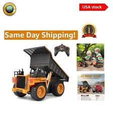 Durable 4WD Remote Control Dump Truck with Rechargeable Battery for Kids