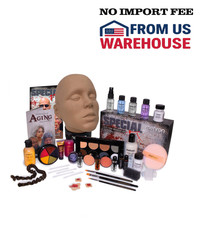Mehron Makeup Special Fx All-pro Makeup Kit With Practice Head new