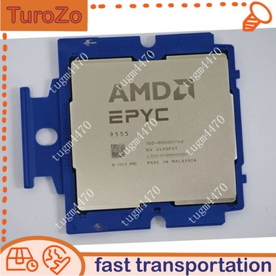 3.2ghz-4.4ghz AMD EPYC TURIN 9555 Zen5 CPU Processor SP5 64 cores 128 threads
