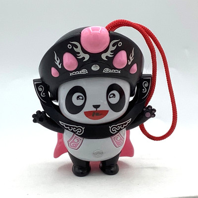 Chinese Face Changing Figure Sichuan Opera Panda's  5 Faces Ornament 3.5 