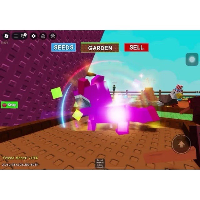 15.31kg - Rainbow Kitsune - Grow a garden - Roblox