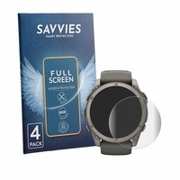 4X Displayschutz Full-Screen FüR Garmin Fenix 9 (51 Mm)