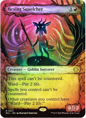 Hexing Squelcher (Showcase Foil) 0317 - Lorwyn Eclipsed ECL - MTG - NM/M