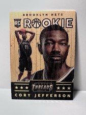 Cory Jefferson #361 ROOKIE 2014-15 Panini Threads Brooklyn Nets Thick WOOD
