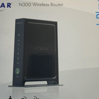Netgear WNR2000L v2 N300 4-Port Wireless Gigabit Router Internet Router Wifi0242