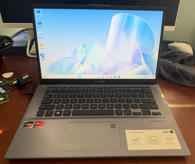 ASUS VivoBook F412D 14'' FHD Ryzen 3 8GB 256GB SSD Win11 Backlit FP New Battery