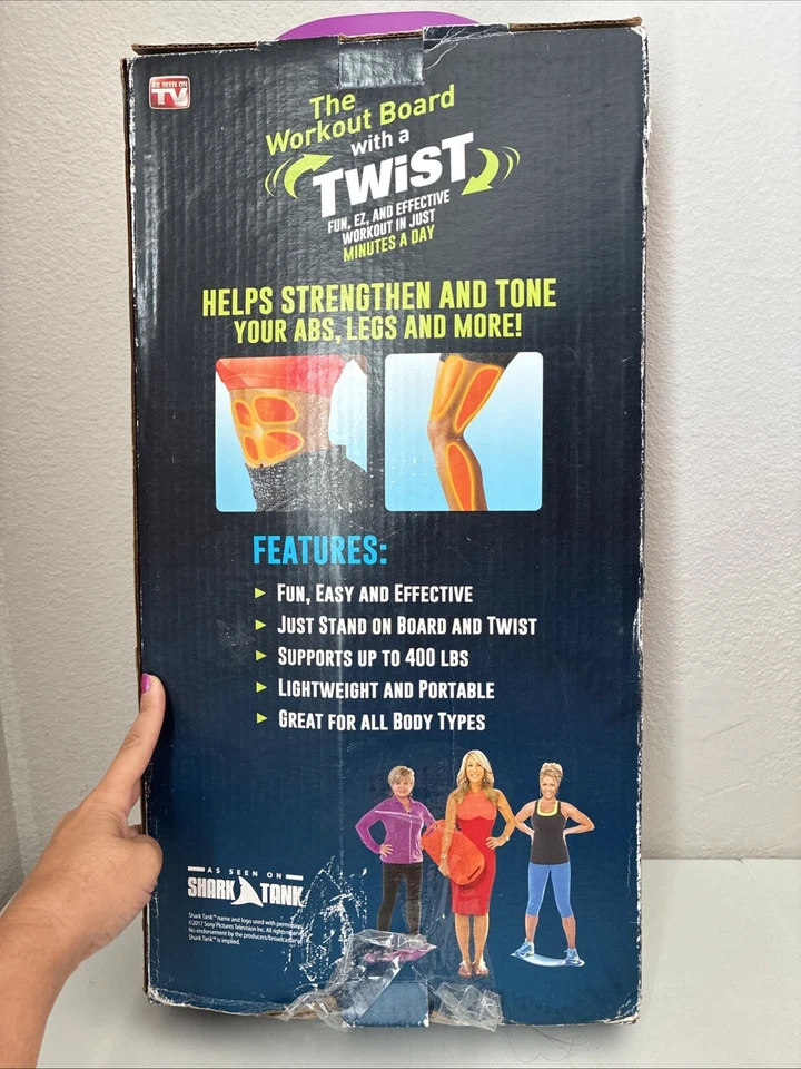 Tabla giratoria de equilibrio de entrenamiento azul SIMPLY FIT - ligeramente usada con todos los accesorios Foto 4 de 4