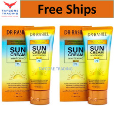 2x 60g Dr Rashel Sun Cream SPF75 Whitening Oil Control Pore Shrinking Free Ships