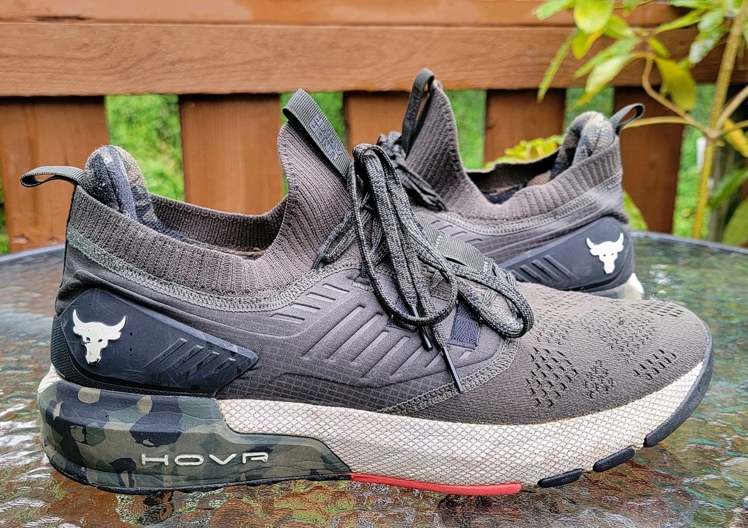 SAOLA Scarpe Under Armour Uomo 12 Project Rock 3 Verde Barocco Mimetico Allenamento Tempo Libero