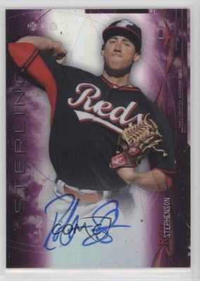 2014 Bowman Sterling Prospect Magenta Refractor 74/99 Robert Stephenson Auto i5q