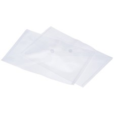 MECCANIXITY File Folders, A5 Size Plastic Envelopes Document Organizer Clear