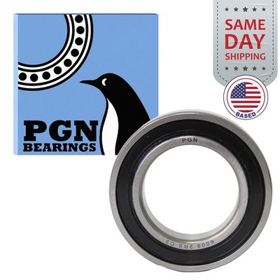 (50) 6008-2RS Premium Rubber Seal Ball Bearing C3 EMQ, 40x68x15, 6008 2RS 6008rs