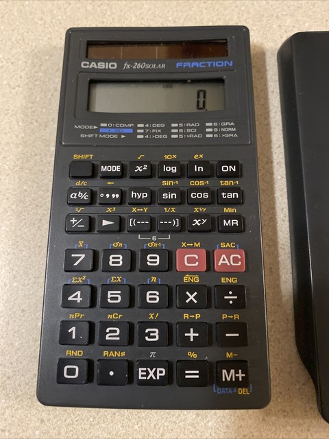 Casio Fx 260solar Scientific Calculator For Sale Online Ebay