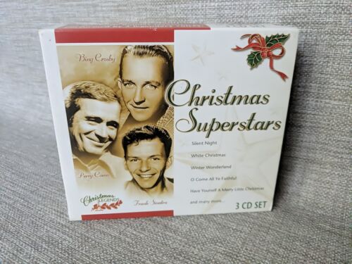 Christmas Superstars New Sealed 3 CD Set Holiday Crosby Sinatra Como - Picture 3 of 9