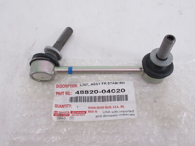 Genuine OEM Toyota 48820-04020 Passenger Side Front Stabilizer