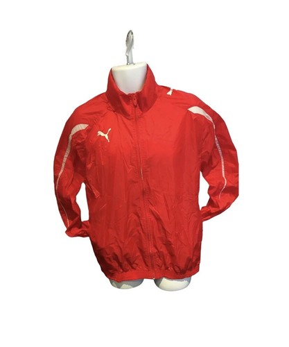 Red Puma Lightweight Rain Jacket 