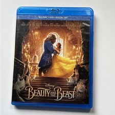 Beauty and The Beast Blu-ray/DVD, 2017, 2-Disc Set, Digital HD 