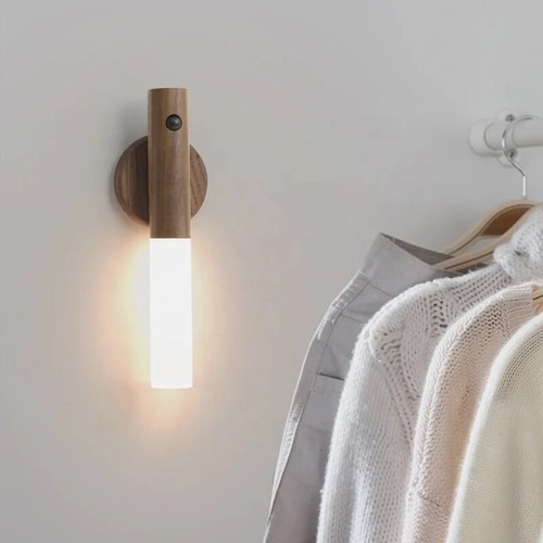 Led Motion Sensor Night Light Wall Lamp Flashlight Rechargeable +Magnetic Holder - Picture 15 of 19
