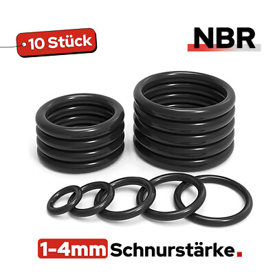 Dichtringe/O-Ringe 40 X 7 Mm NBR 70, Menge 2 St&uuml;ck
