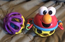 Bright Starts Sesame Street Elmo Jingle  Shake Ball Baby Toy