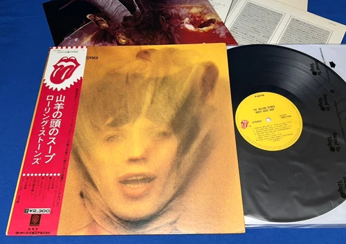 THE ROLLING STONES~GOATS HEAD SOUP~'73 Japan 1st Press Obi Inserts $ Stickers NM