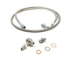 36" Turbo Oil Feed Line Banjo Fitting For Subaru WRX TD04 TD05 2.0L 2.5L EJ20