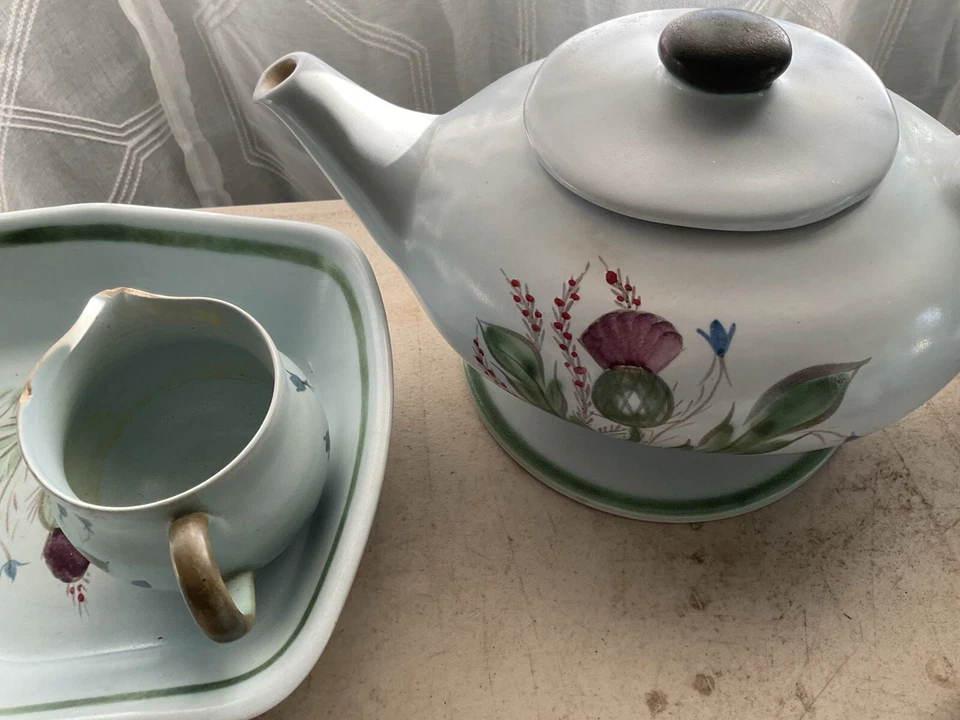 Juego BuchanTea Hecho en Escocia 29 Piezas 4 Tazas y Platillos 3 Indi Foto 2 de 4