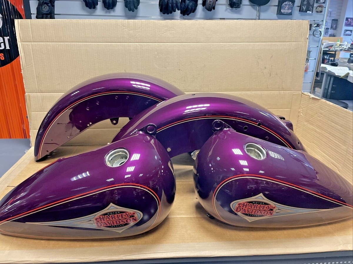 Harley Davidson Evolution FLSTC Heritage Softail Paint Set Violet